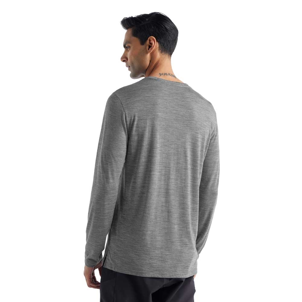 Icebreaker Icebreaker Sphere II Long Sleeve Tee 0A56D8-016 shirts en tops Icebreaker Sphere II Long Sleeve Tee Metro HTHR 0A56D8-016 shirts en tops online bestellen bij Kathmandu Outdoor & Travel
