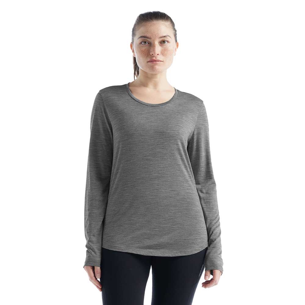 Icebreaker Icebreaker Sphere II Long Sleeve Tee Women's 0A56EJ-IB016 shirts en tops Icebreaker Sphere II Long Sleeve Tee Women's Metro HTHR 0A56EJ-IB016 shirts en tops online bestellen bij Kathmandu Outdoor & Travel