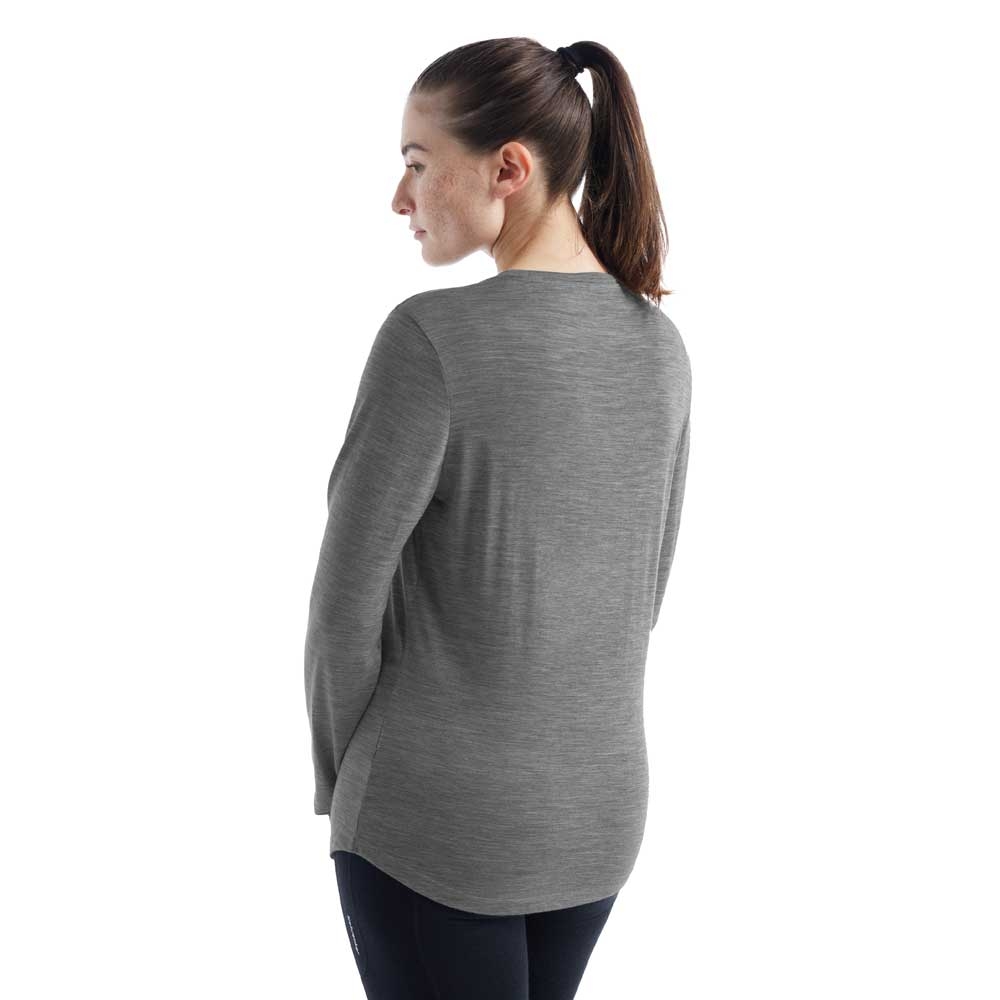 Icebreaker Icebreaker Sphere II Long Sleeve Tee Women's 0A56EJ-IB016 shirts en tops Icebreaker Sphere II Long Sleeve Tee Women's Metro HTHR 0A56EJ-IB016 shirts en tops online bestellen bij Kathmandu Outdoor & Travel