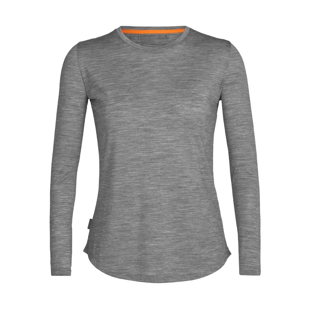 Icebreaker Icebreaker Sphere II Long Sleeve Tee Women's 0A56EJ-IB016 shirts en tops Icebreaker Sphere II Long Sleeve Tee Women's Metro HTHR 0A56EJ-IB016 shirts en tops online bestellen bij Kathmandu Outdoor & Travel