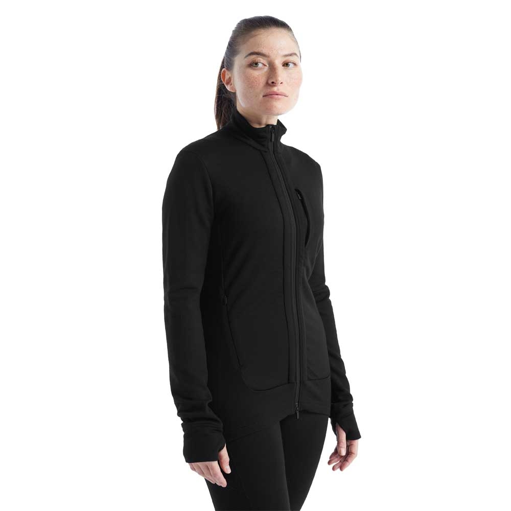 Icebreaker Icebreaker Quantum III Long Sleeve Zip Women's 0A56FO-IB001 fleeces en truien Icebreaker Quantum III Long Sleeve Zip Women's Black 0A56FO-IB001 fleeces en truien online bestellen bij Kathmandu Outdoor & Travel