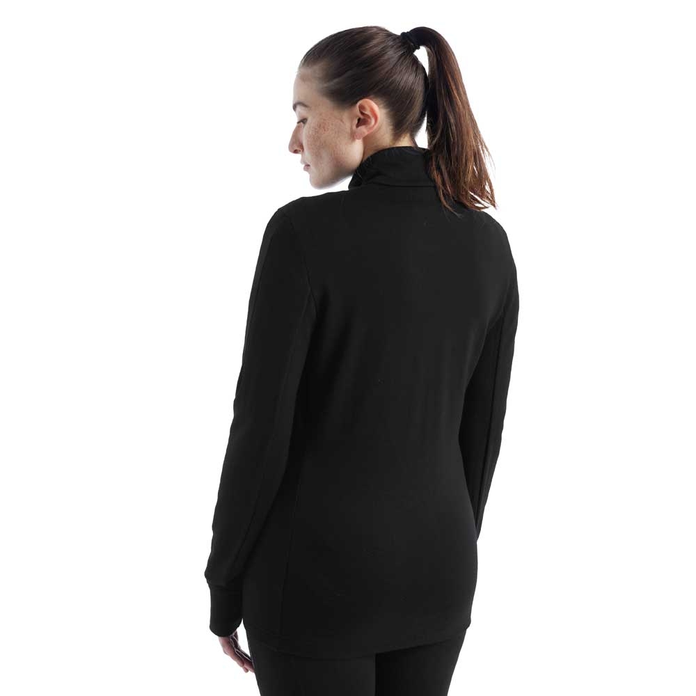 Icebreaker Icebreaker Quantum III Long Sleeve Zip Women's 0A56FO-IB001 fleeces en truien Icebreaker Quantum III Long Sleeve Zip Women's Black 0A56FO-IB001 fleeces en truien online bestellen bij Kathmandu Outdoor & Travel