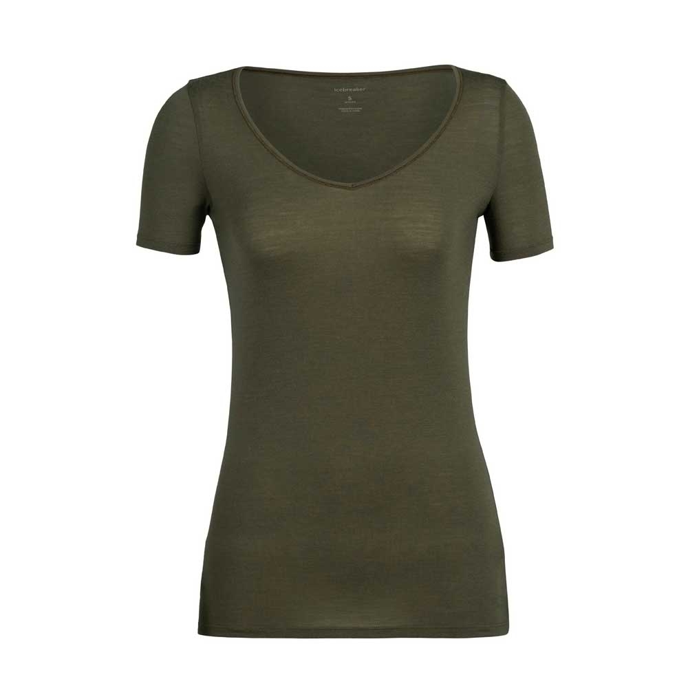 Icebreaker Icebreaker Siren Short Sleeve Sweetheart Women's 103062-IB069 onderkleding/thermokleding Icebreaker Siren Short Sleeve Sweetheart Women's Loden 103062-IB069 onderkleding/thermokleding online bestellen bij Kathmandu Outdoor & Travel