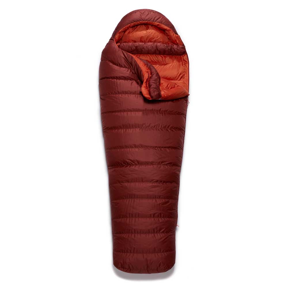 Rab Rab Ascent 900 QSD-39-OXB slaapzakken Rab Ascent 900 Oxblood Red QSD-39-OXB slaapzakken online bestellen bij Kathmandu Outdoor & Travel