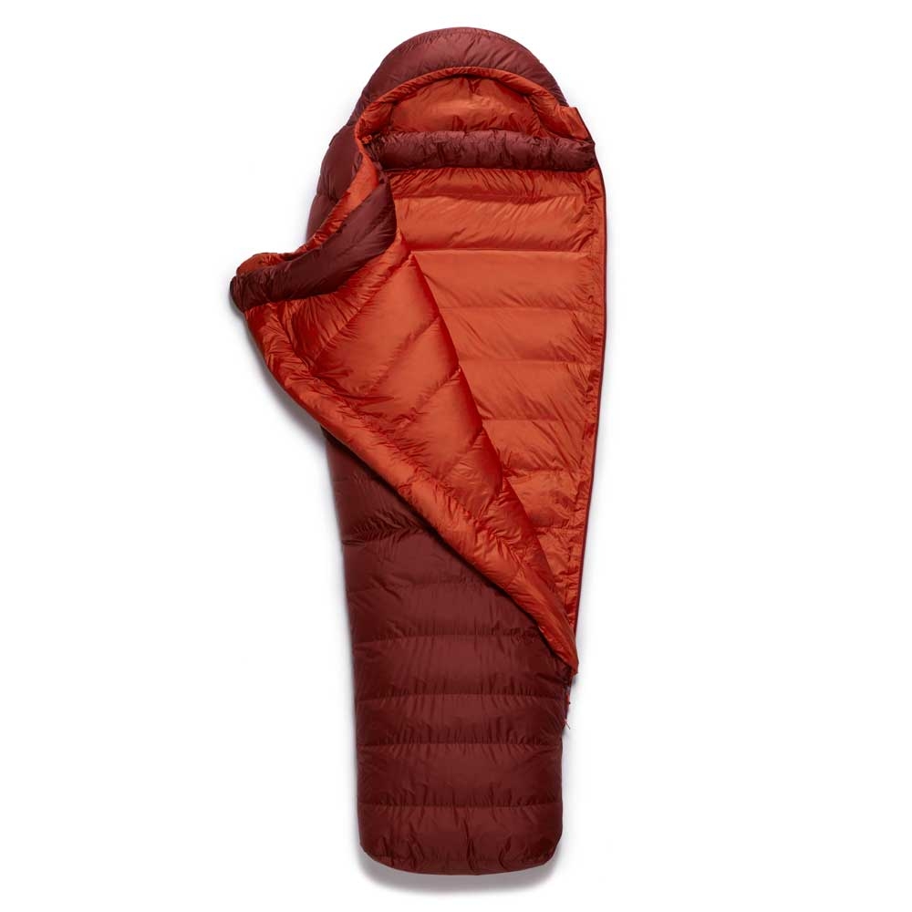 Rab Rab Ascent 900 QSD-39-OXB slaapzakken Rab Ascent 900 Oxblood Red QSD-39-OXB slaapzakken online bestellen bij Kathmandu Outdoor & Travel