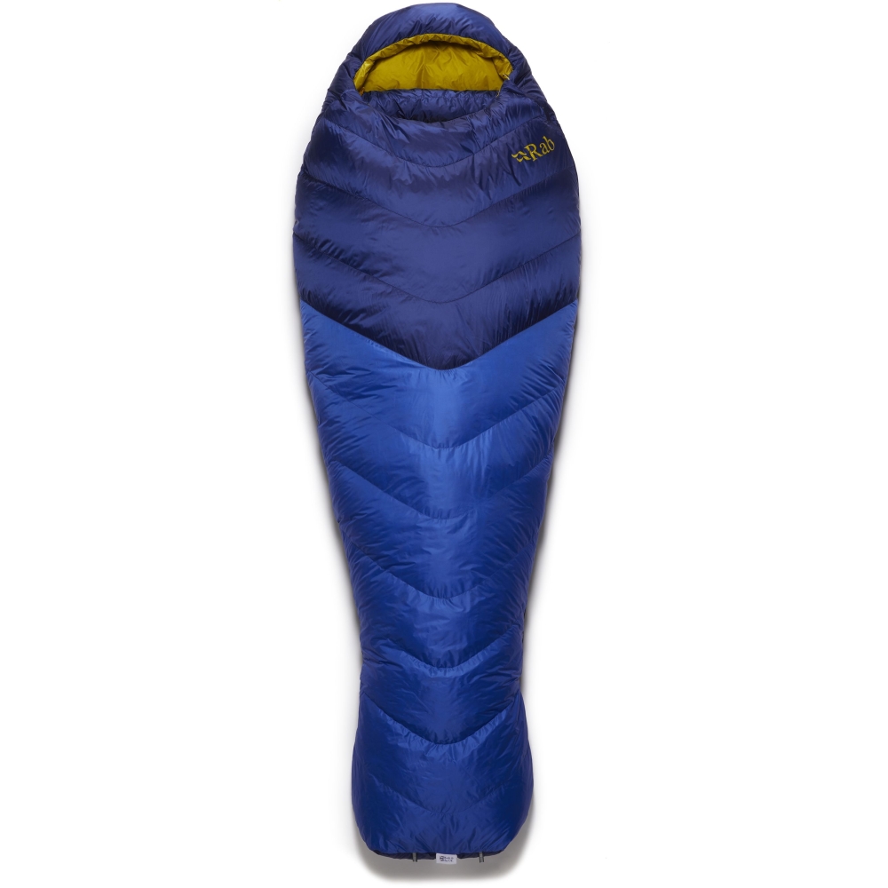 Rab Rab Neutrino 400 QSM-90-NFB slaapzakken Rab Neutrino 400 Nightfall Blue QSM-90-NFB slaapzakken online bestellen bij Kathmandu Outdoor & Travel