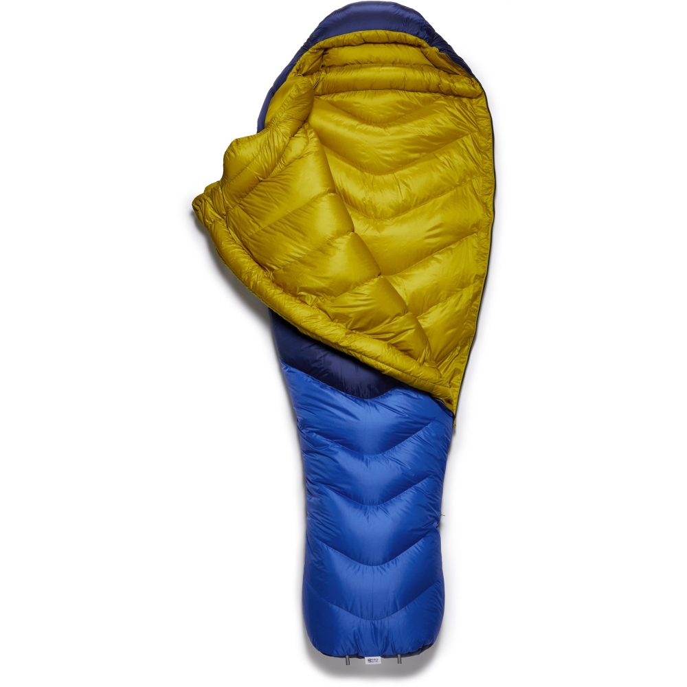 Rab Neutrino 800 Nightfall Blue QSM-94-NFB slaapzakken online bestellen bij Kathmandu Outdoor & Travel