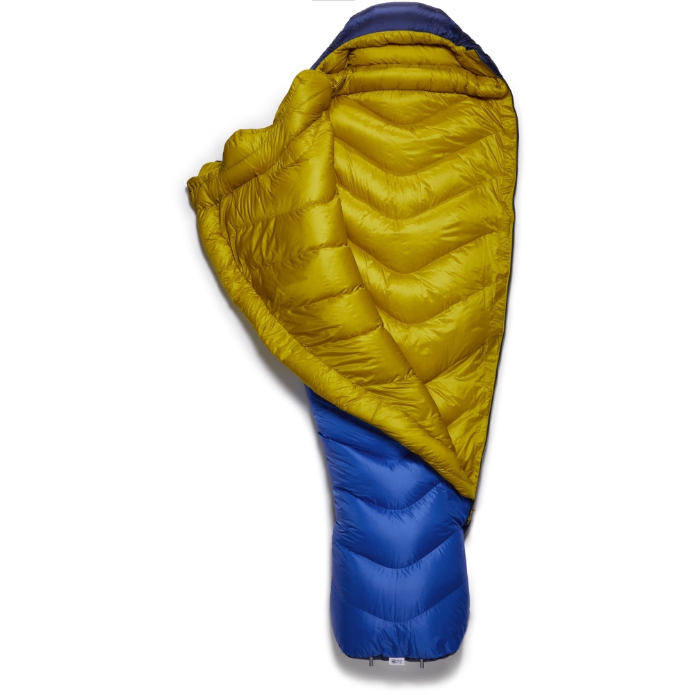 Rab Neutrino 800 Nightfall Blue QSM-94-NFB slaapzakken online bestellen bij Kathmandu Outdoor & Travel