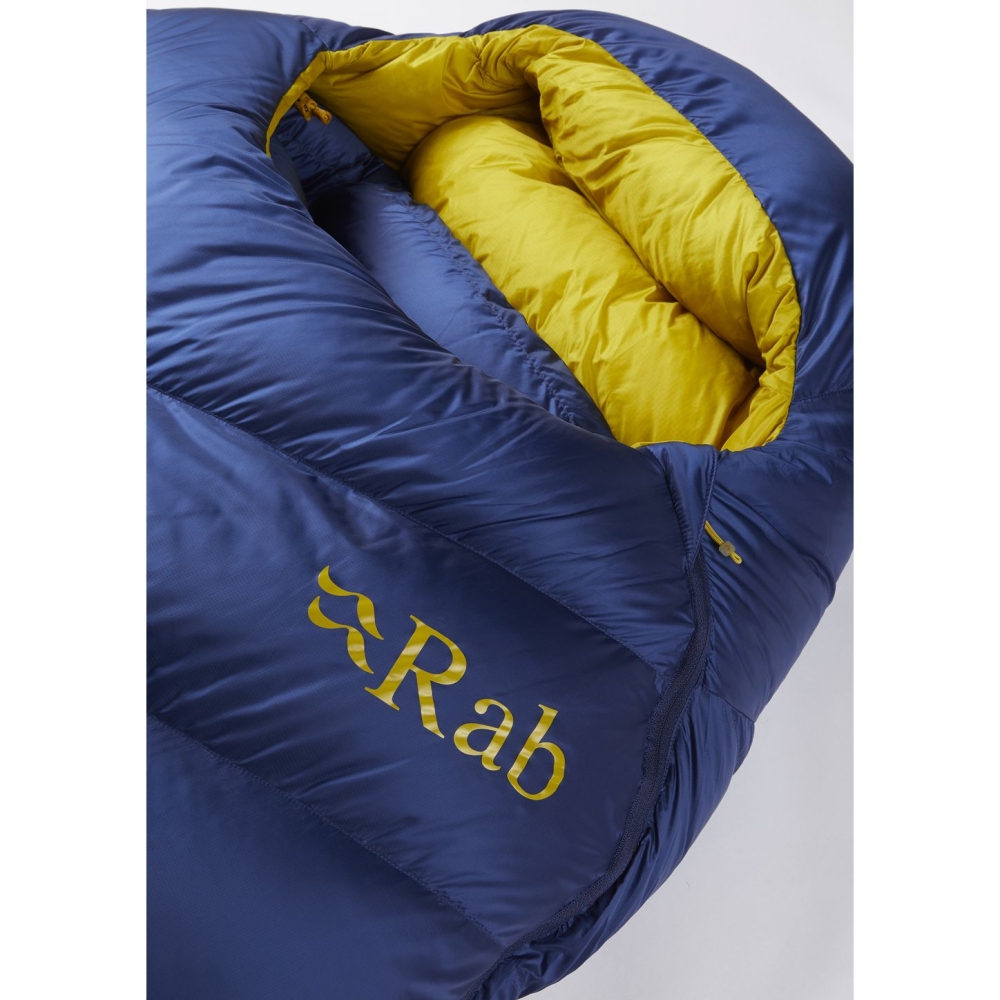 Rab Neutrino 800 Nightfall Blue QSM-94-NFB slaapzakken online bestellen bij Kathmandu Outdoor & Travel