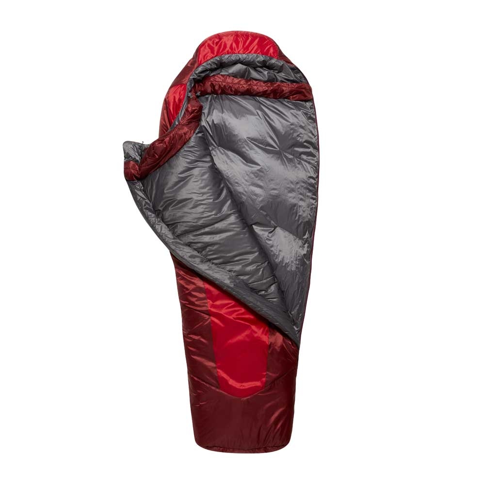 Rab Solar Eco 3 Women's Ascent Red QSS-09-ASR slaapzakken online bestellen bij Kathmandu Outdoor & Travel