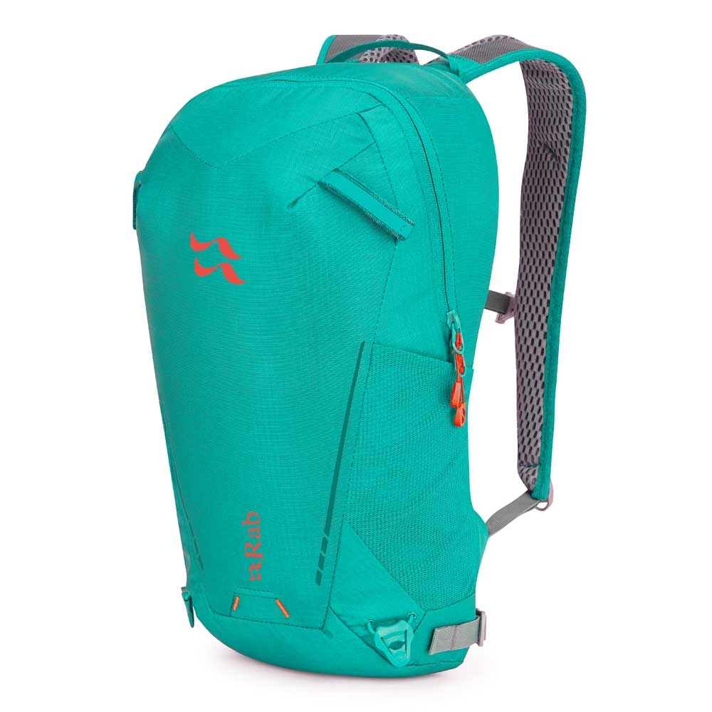 Rab Rab Tensor 15 QAP-02-STG dagrugzakken Rab Tensor 15 Storm Green QAP-02-STG dagrugzakken online bestellen bij Kathmandu Outdoor & Travel