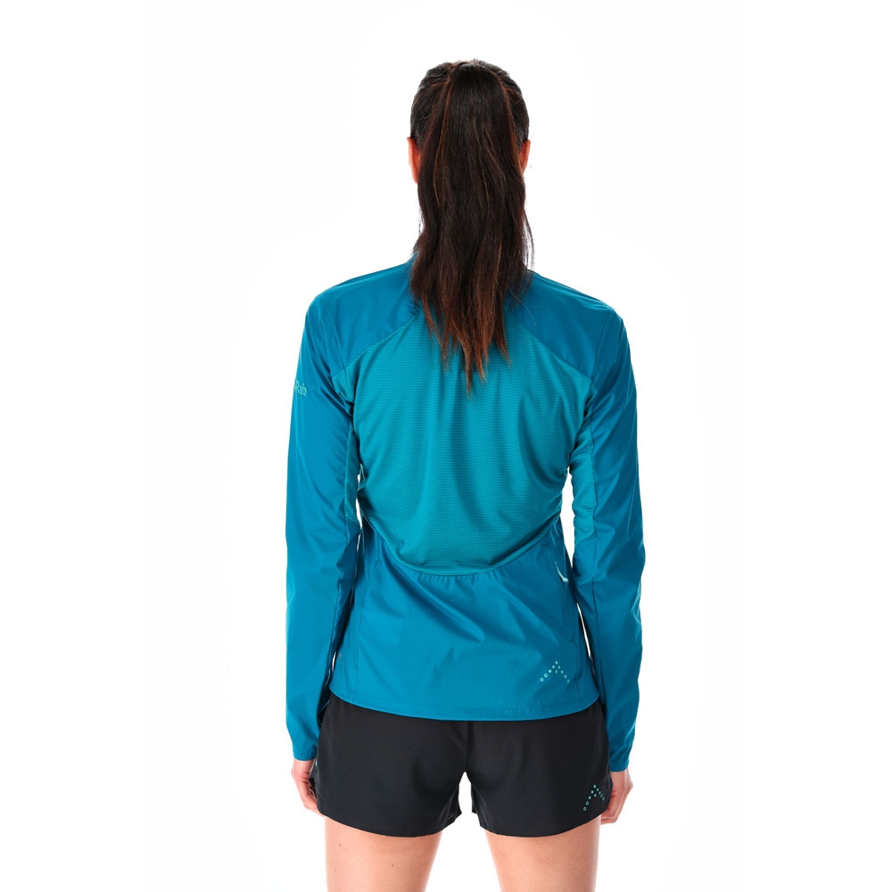 Rab Rab Windveil Pull-On Women's QWS-60-ULM jassen Rab Windveil Pull-On Women's Ultramarine QWS-60-ULM jassen online bestellen bij Kathmandu Outdoor & Travel