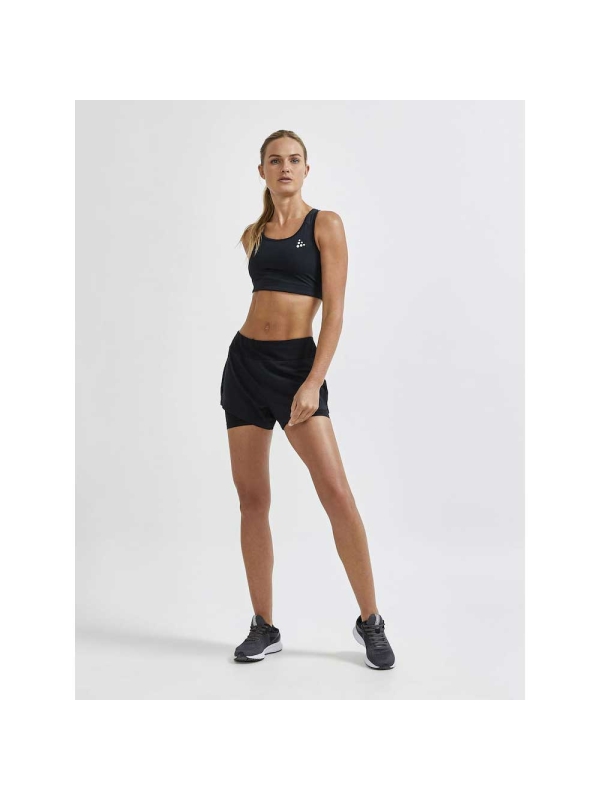 Craft  Advanced Essence 2:1 Shorts Women's BLack