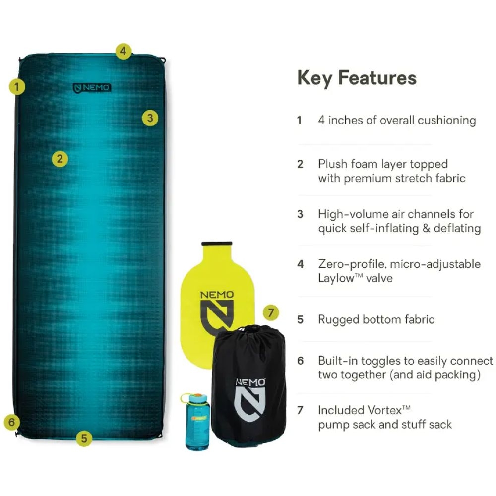 Nemo Nemo Roamer XL Wide 8116.66033482 slaapmatjes Nemo Roamer XL Wide . 8116.66033482 slaapmatjes online bestellen bij Kathmandu Outdoor & Travel