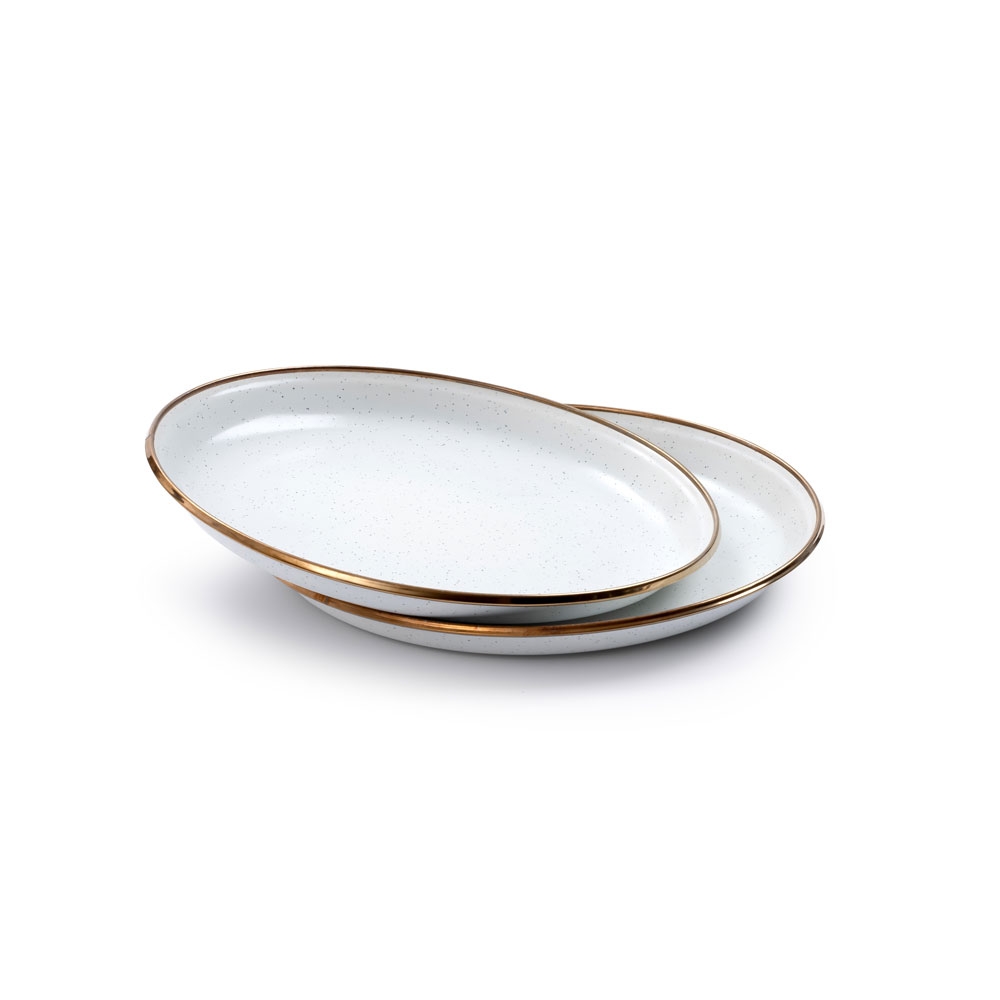 Barebones Barebones Small Plate Enamel 2 Pcs CKW-392 koken Barebones Small Plate Enamel 2 Pcs Egg Shell CKW-392 koken online bestellen bij Kathmandu Outdoor & Travel