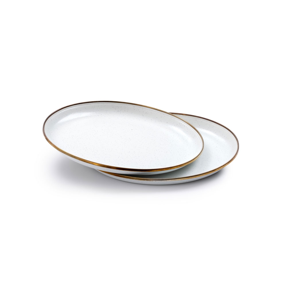 Barebones Barebones Plate Enamel 2 Pcs CKW-391 koken Barebones Plate Enamel 2 Pcs Egg Shell CKW-391 koken online bestellen bij Kathmandu Outdoor & Travel