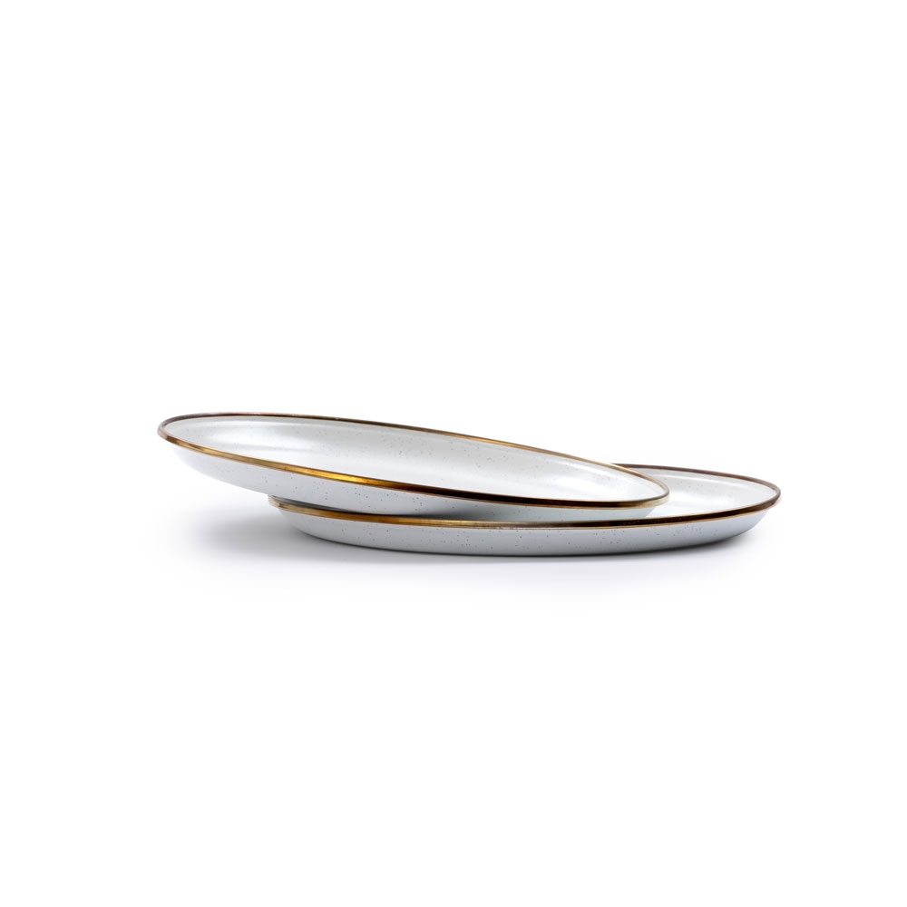 Barebones Barebones Plate Enamel 2 Pcs CKW-391 koken Barebones Plate Enamel 2 Pcs Egg Shell CKW-391 koken online bestellen bij Kathmandu Outdoor & Travel