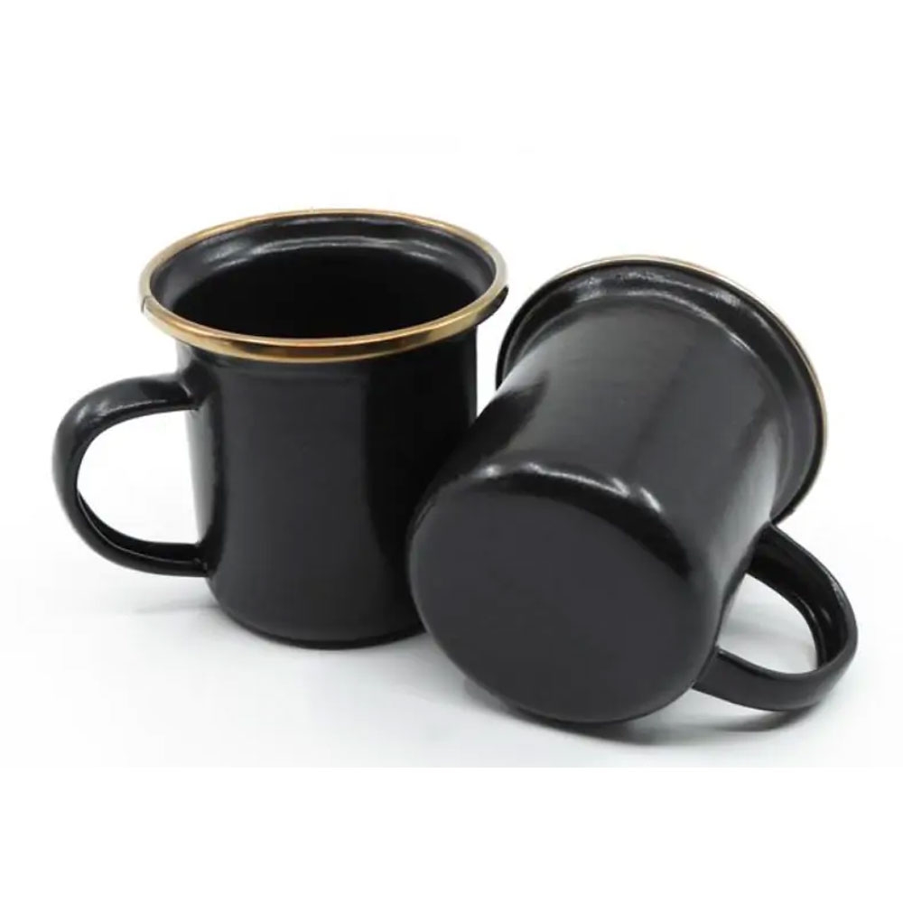 Barebones Barebones Espresso Cup Enamel 2 Pcs CKW-344 koken Barebones Espresso Cup Enamel 2 Pcs Charcoal CKW-344 koken online bestellen bij Kathmandu Outdoor & Travel