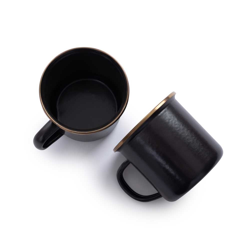 Barebones Barebones Cup Enamel 2 Pcs CKW-343 koken Barebones Cup Enamel 2 Pcs Charcoal CKW-343 koken online bestellen bij Kathmandu Outdoor & Travel