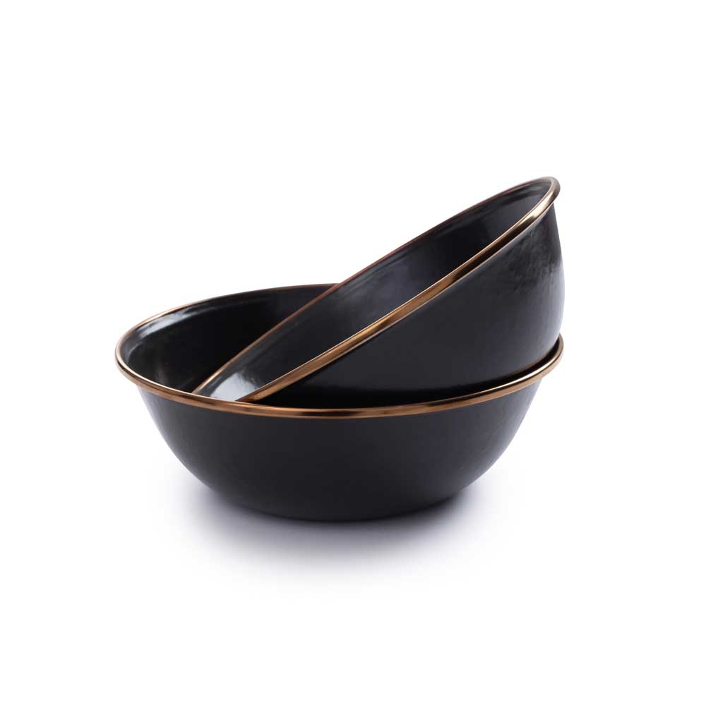 Barebones Barebones Bowl Enamel 2 Pcs CKW-340 koken Barebones Bowl Enamel 2 Pcs Charcoal CKW-340 koken online bestellen bij Kathmandu Outdoor & Travel