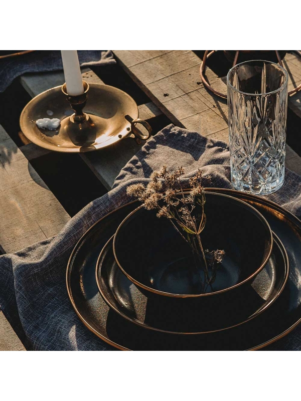 Barebones Small Plate Enamel 2 Pcs Charcoal Barebones Small Plate Enamel 2 Pcs Charcoal