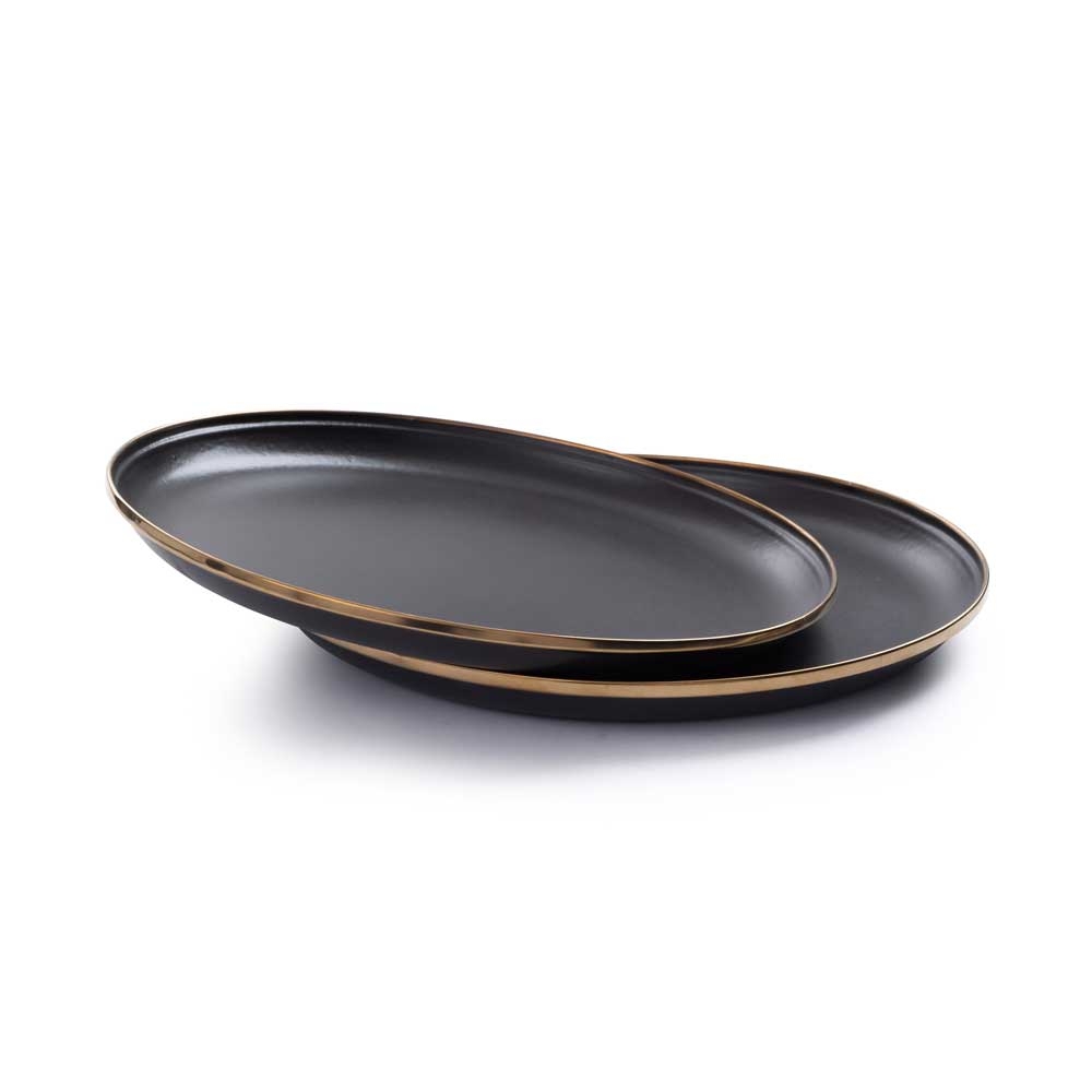 Barebones Barebones Small Plate Enamel 2 Pcs CKW-342 koken Barebones Small Plate Enamel 2 Pcs Charcoal CKW-342 koken online bestellen bij Kathmandu Outdoor & Travel