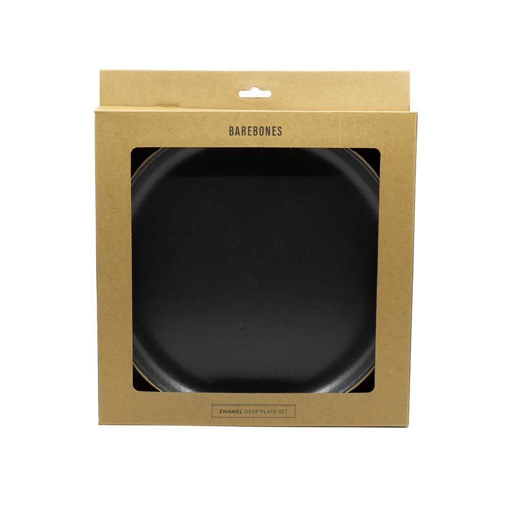 Barebones Barebones Small Plate Enamel 2 Pcs CKW-342 koken Barebones Small Plate Enamel 2 Pcs Charcoal CKW-342 koken online bestellen bij Kathmandu Outdoor & Travel