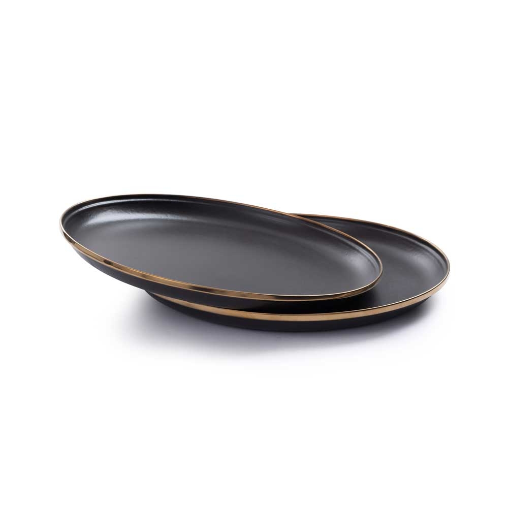 Barebones Barebones Plate Enamel 2 Pcs CKW-341 koken Barebones Plate Enamel 2 Pcs Charcoal CKW-341 koken online bestellen bij Kathmandu Outdoor & Travel