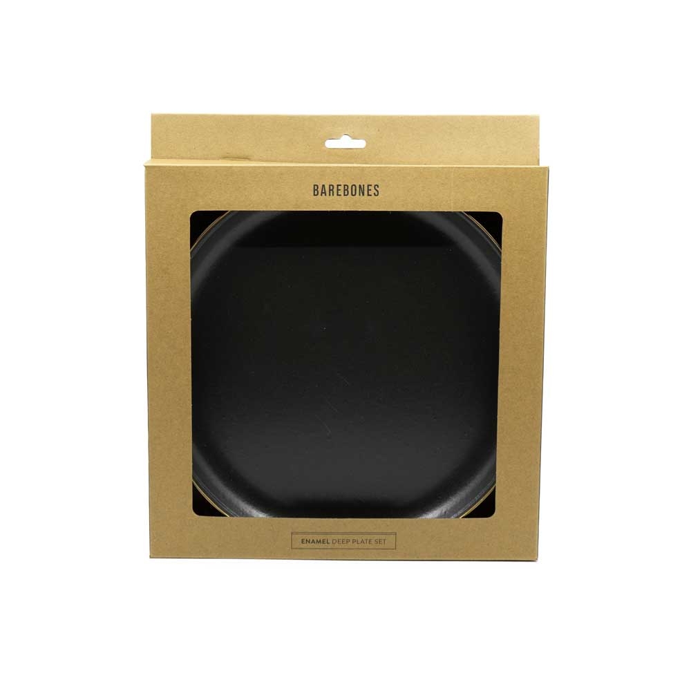 Barebones Barebones Plate Enamel 2 Pcs CKW-341 koken Barebones Plate Enamel 2 Pcs Charcoal CKW-341 koken online bestellen bij Kathmandu Outdoor & Travel