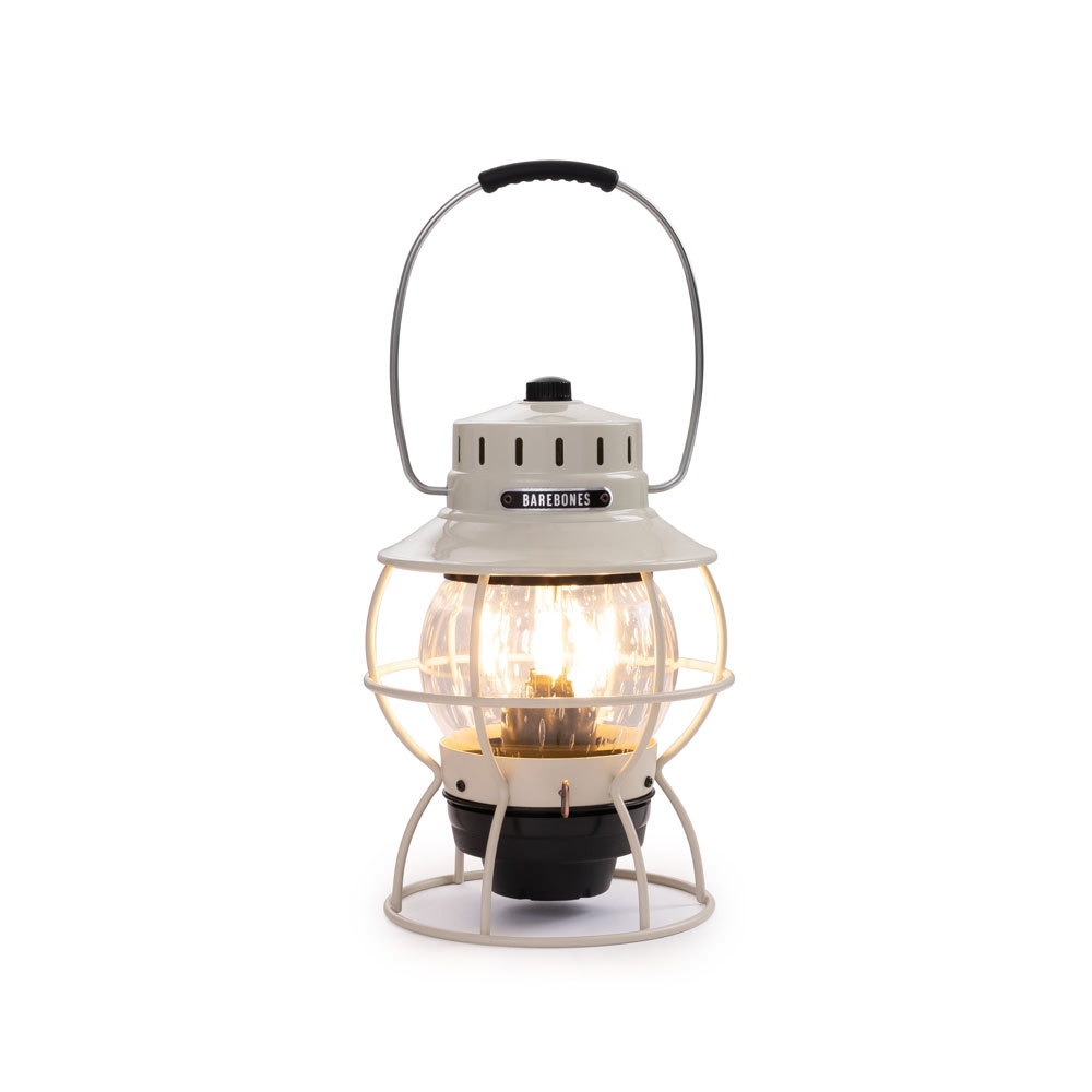 Barebones Barebones Railroad Lantern LIV-180 verlichting Barebones Railroad Lantern Vintage White LIV-180 verlichting online bestellen bij Kathmandu Outdoor & Travel