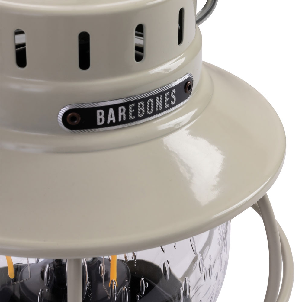 Barebones Barebones Railroad Lantern LIV-180 verlichting Barebones Railroad Lantern Vintage White LIV-180 verlichting online bestellen bij Kathmandu Outdoor & Travel