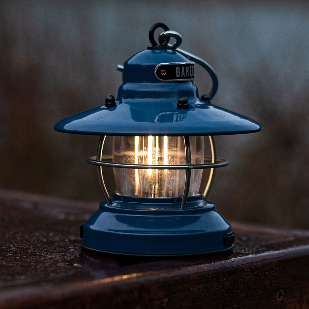 Barebones Barebones Mini Edison Lantern LIV-171 verlichting Barebones Mini Edison Lantern Ocean Blue LIV-171 verlichting online bestellen bij Kathmandu Outdoor & Travel