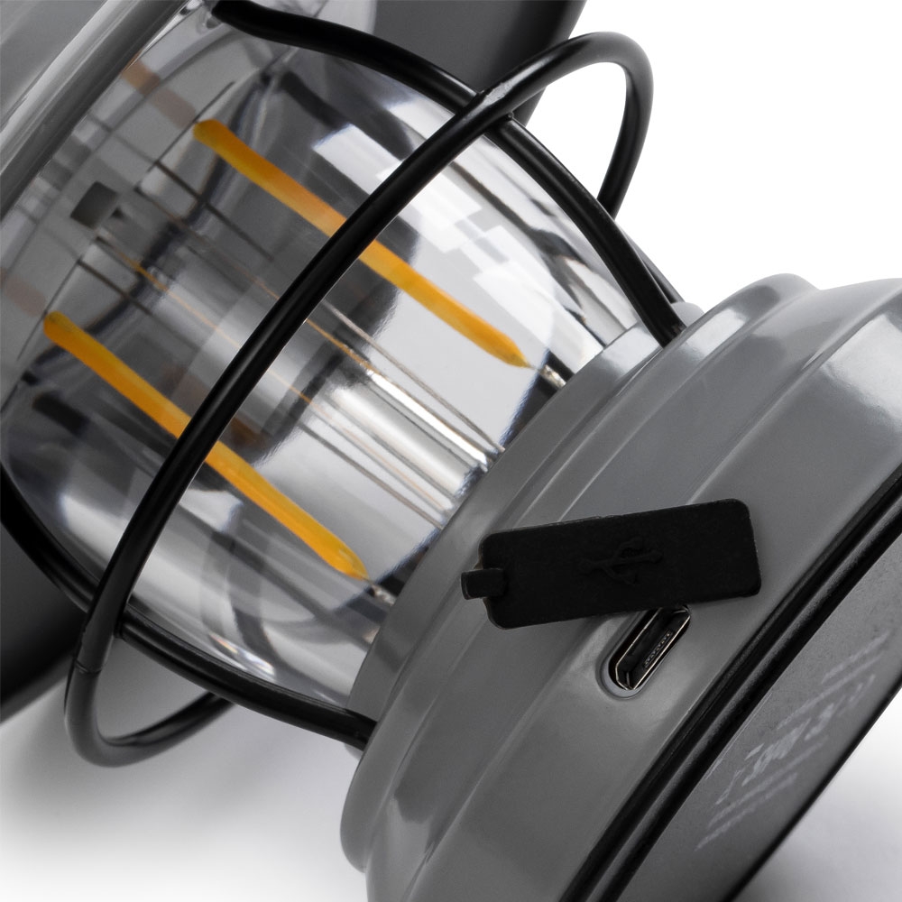 Barebones Barebones Mini Edison Lantern LIV-293 verlichting Barebones Mini Edison Lantern Grey LIV-293 verlichting online bestellen bij Kathmandu Outdoor & Travel