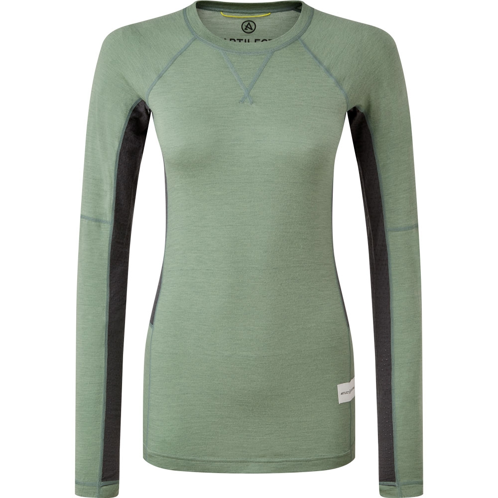 Artilect Artilect Flatiron 185 Crew Women's 2212112-Sea Spray/As onderkleding/thermokleding Artilect Flatiron 185 Crew Women's Sea Spray/Ash 2212112-Sea Spray/As onderkleding/thermokleding online bestellen bij Kathmandu Outdoor & Travel