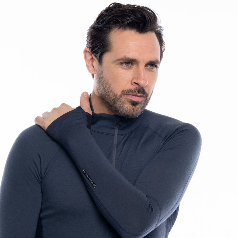 Artilect Artilect Flatiron 185 1/4 Zip 2211131-Dusk Blue/Bl onderkleding/thermokleding Artilect Flatiron 185 1/4 Zip Dusk Blue/Black 2211131-Dusk Blue/Bl onderkleding/thermokleding online bestellen bij Kathmandu Outdoor & Travel