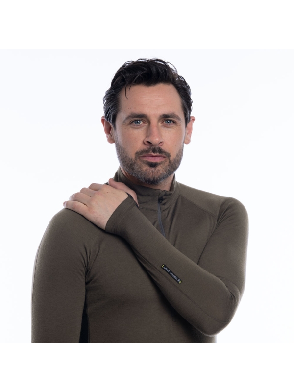 Artilect  Flatiron 185 1/4 Zip Deep Olive/Black