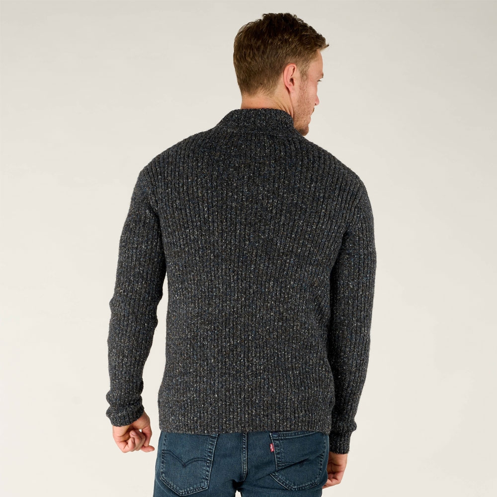 Sherpa Adventure Gear Sherpa Adventure Gear Ranga Button Mock Neck SM15027-390 fleeces en truien Sherpa Adventure Gear Ranga Button Mock Neck Kharani Grey SM15027-390 fleeces en truien online bestellen bij Kathmandu Outdoor & Travel