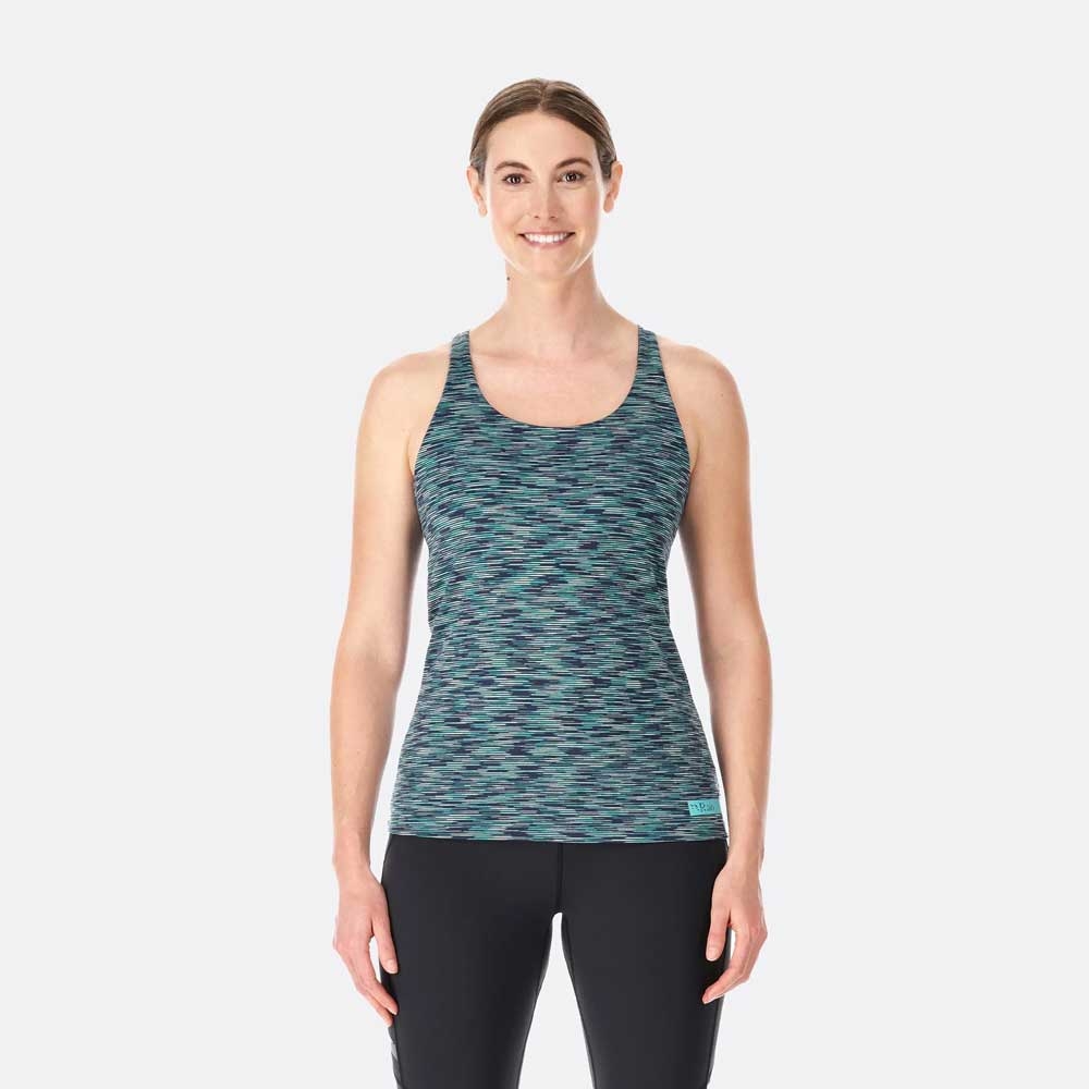 Rab Rab Lineal Tank Women's QBL-24-ULM shirts en tops Rab Lineal Tank Women's Ultramarine QBL-24-ULM shirts en tops online bestellen bij Kathmandu Outdoor & Travel