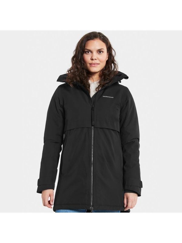 Didriksons Helle Parka 5 Women's Black Didriksons Helle Parka 5 Women's Black