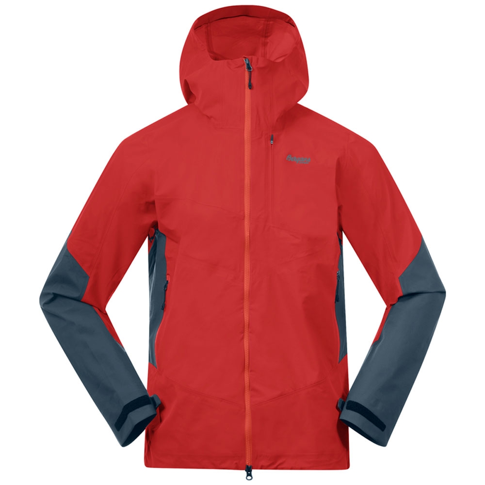 Bergans Bergans Rabot V2 3L Jacket 1098-25303 jassen Bergans Rabot V2 3L Jacket Dark Brick/Orion Blue 1098-25303 jassen online bestellen bij Kathmandu Outdoor & Travel