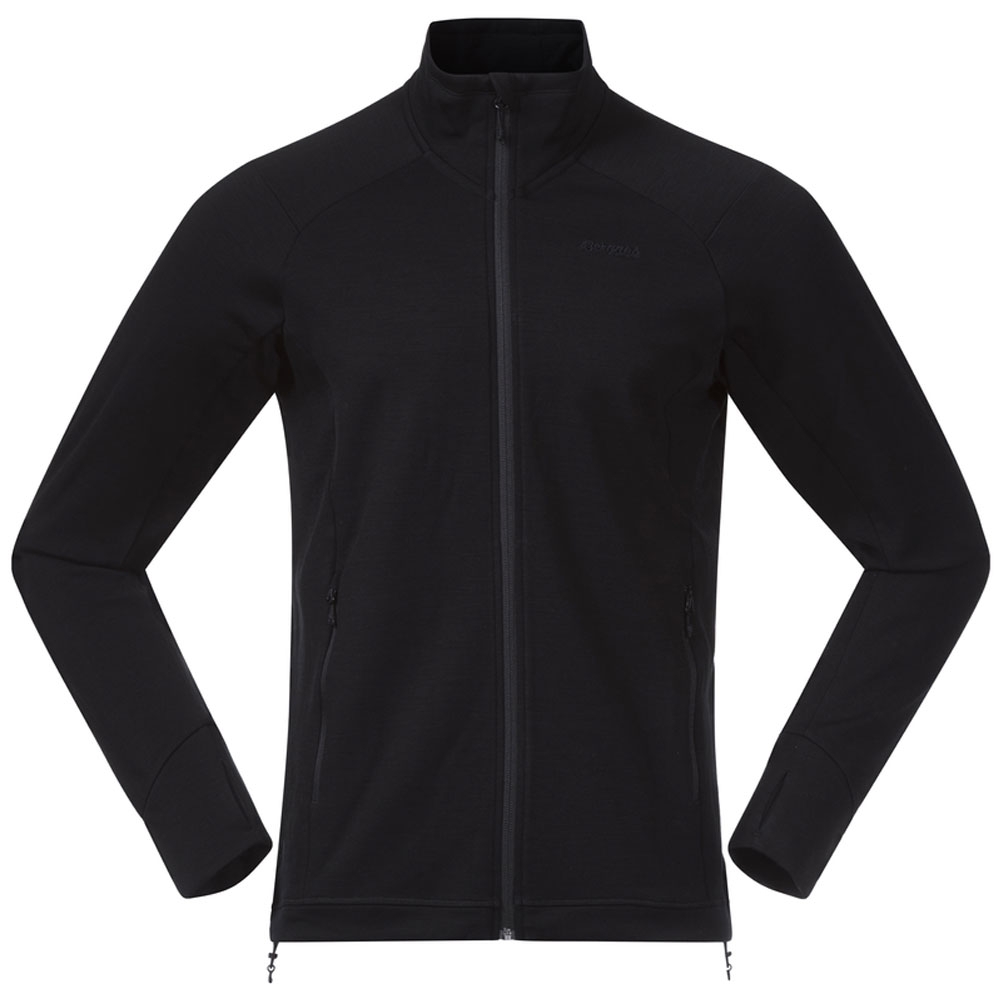 Bergans Bergans Ulstein Wool Jacket 9138-91 fleeces en truien Bergans Ulstein Wool Jacket Black 9138-91 fleeces en truien online bestellen bij Kathmandu Outdoor & Travel