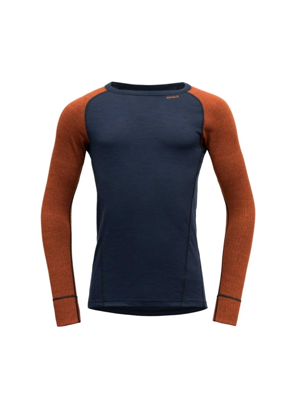 Devold  Duo Active Merino 205 Shirt  FLAME/INK