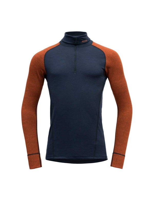 Devold  Duo Active Merino 205 Z.Neck  FLAME/INK