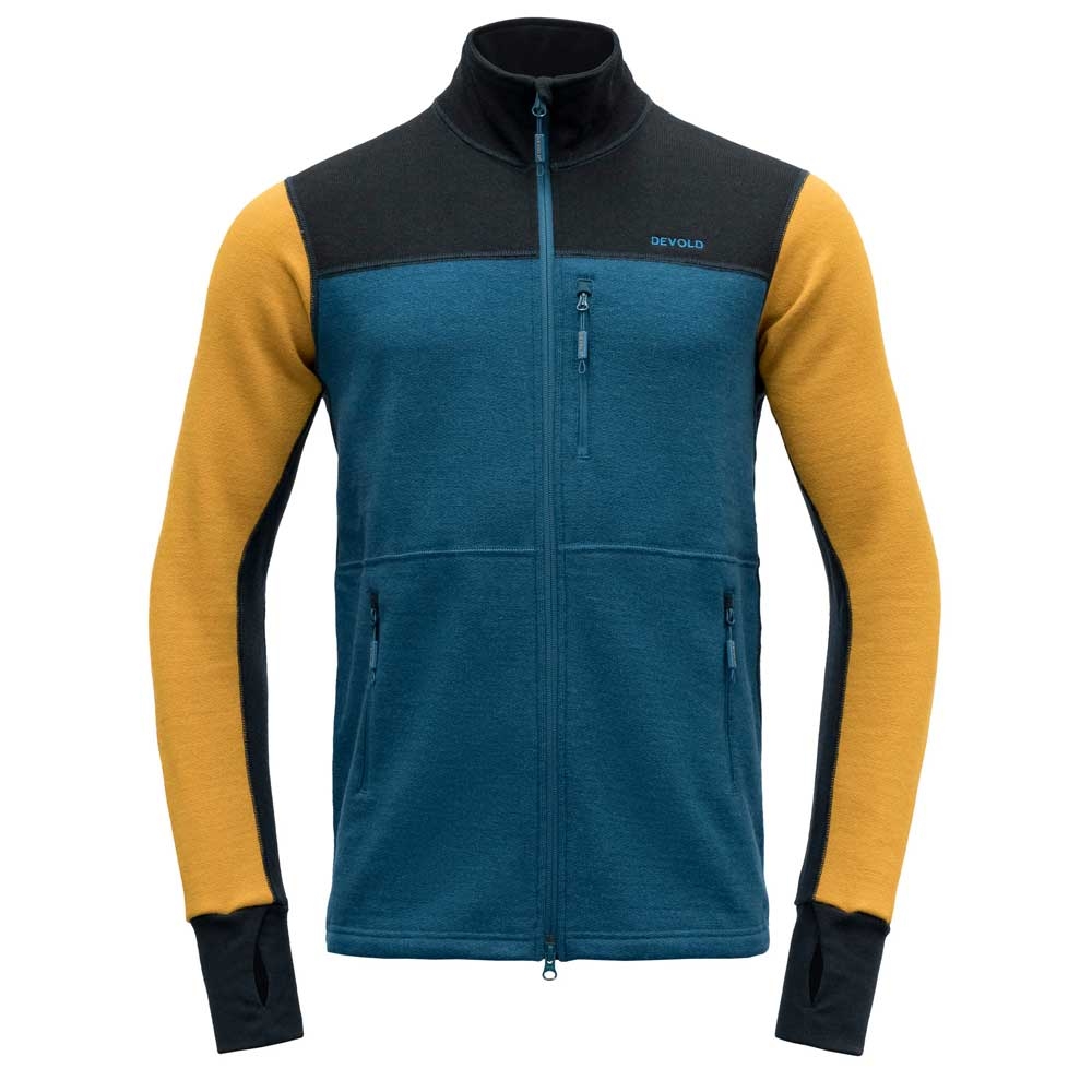 Devold Devold Thermo Wool Jacket GO 278 456 B-422B fleeces en truien Devold Thermo Wool Jacket Flood/Arrowwood/Ink GO 278 456 B-422B fleeces en truien online bestellen bij Kathmandu Outdoor & Travel