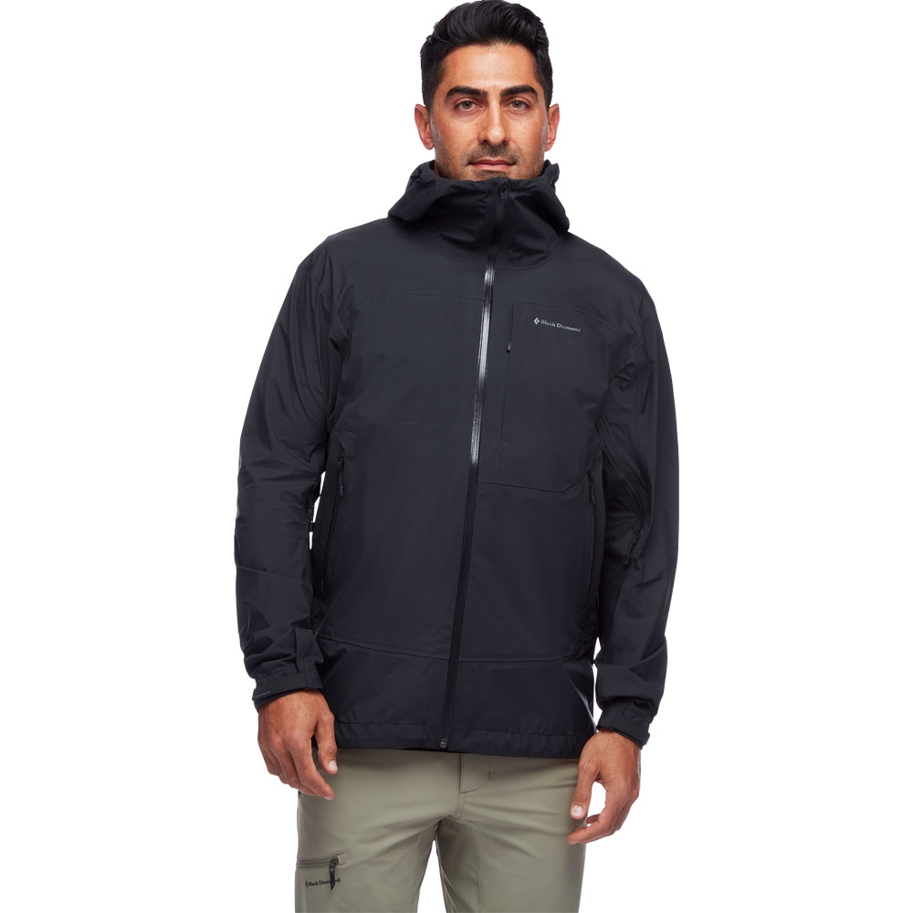 Black Diamond Highline Stretch Shell Black AP745000-Black jassen online bestellen bij Kathmandu Outdoor & Travel