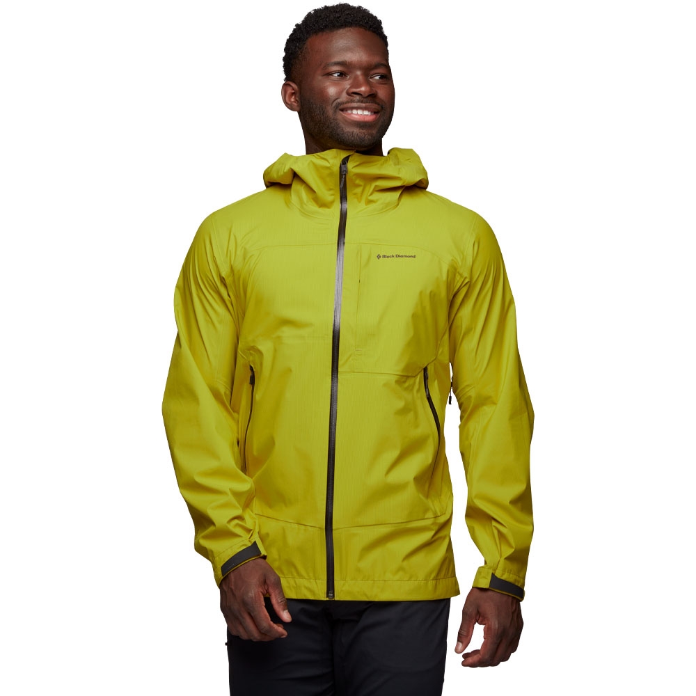 Black Diamond Highline Stretch Shell Sulphur AP745000-Sulphur jassen online bestellen bij Kathmandu Outdoor & Travel