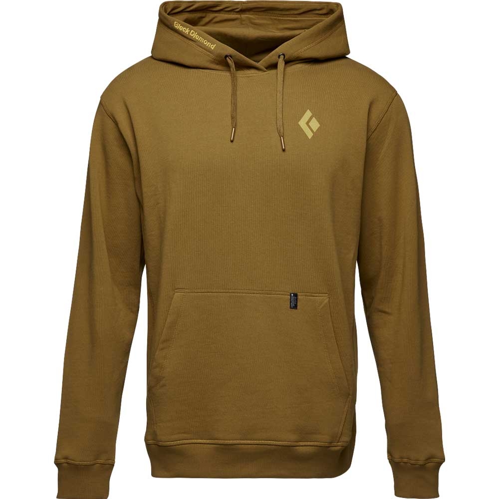 Black Diamond Black Diamond Mountain Badge Hoody AP730235-Dark Curry fleeces en truien Black Diamond Mountain Badge Hoody Dark Curry AP730235-Dark Curry fleeces en truien online bestellen bij Kathmandu Outdoor & Travel