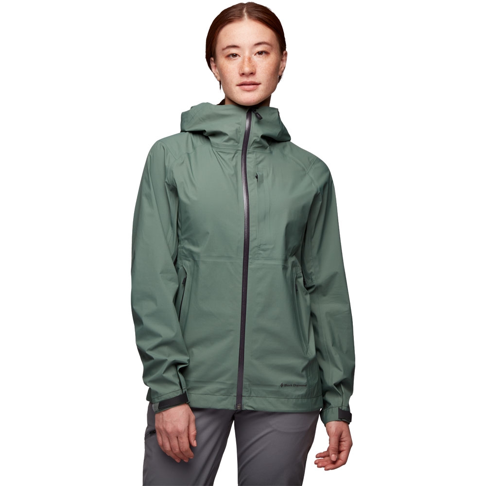 Black Diamond Highline Stretch Shell Women's Laurel Green AP745001-Laurel Gree jassen online bestellen bij Kathmandu Outdoor & Travel