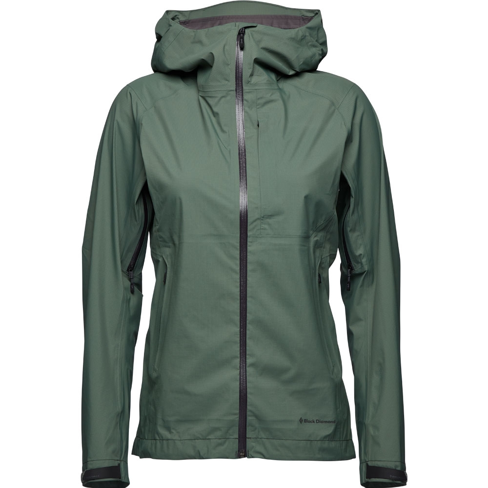 Black Diamond Highline Stretch Shell Women's Laurel Green AP745001-Laurel Gree jassen online bestellen bij Kathmandu Outdoor & Travel