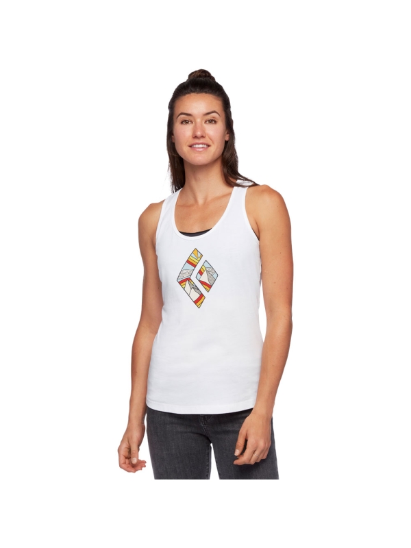 Black Diamond Rainbow Diamond Tank Women's White Black Diamond Rainbow Diamond Tank Women's White